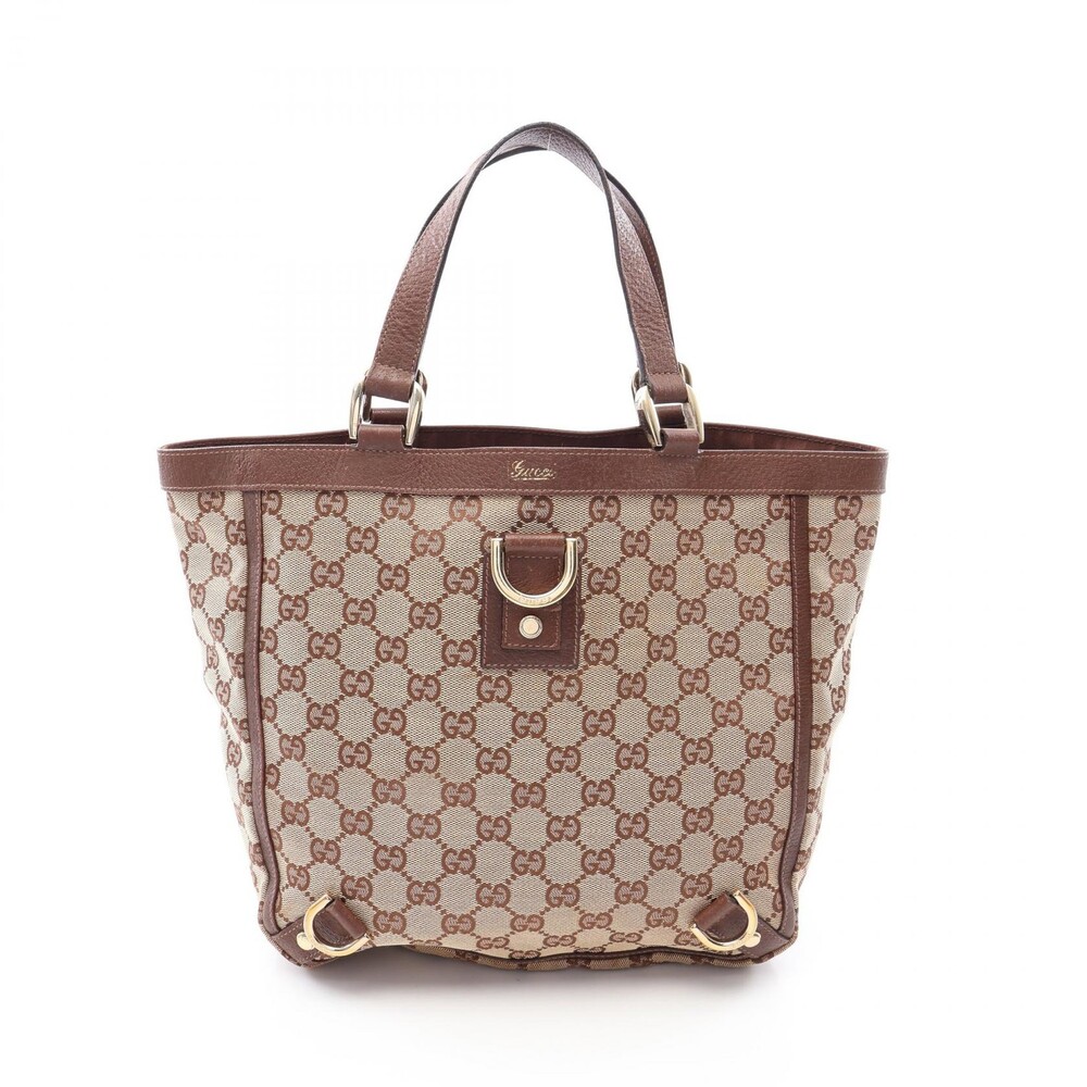 Gucci Abbey Gg Canvas Tote Hand Bag #303513G53B
